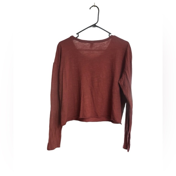 Wild Fable Long Sleeve Snap Front Top Size Medium - Picture 4 of 8